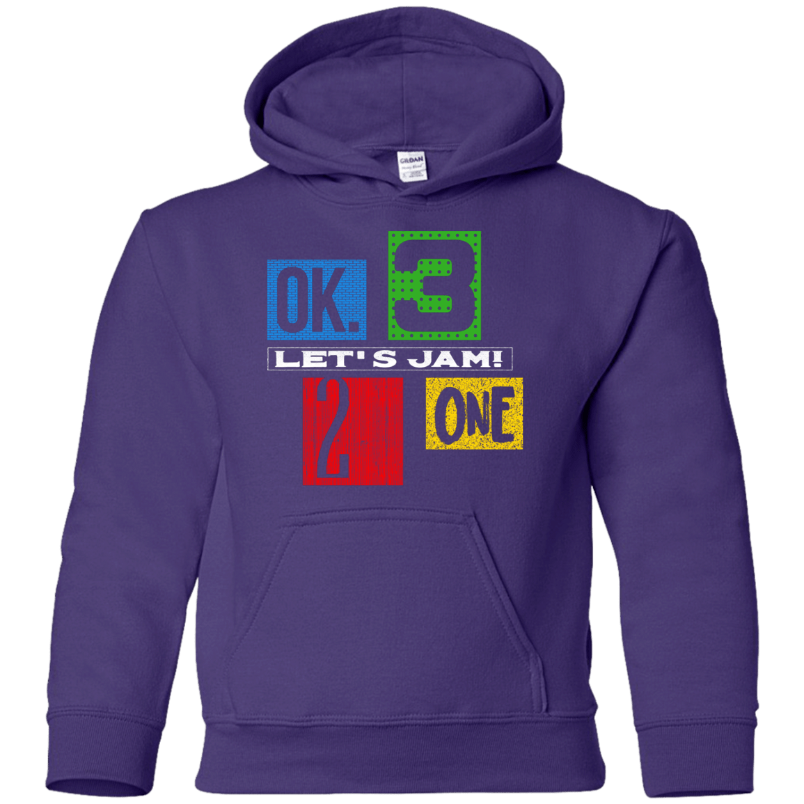 Sweatshirts Purple / YS Let's Jam Youth Hoodie