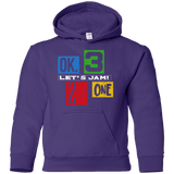 Sweatshirts Purple / YS Let's Jam Youth Hoodie