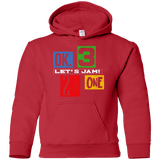 Sweatshirts Red / YS Let's Jam Youth Hoodie