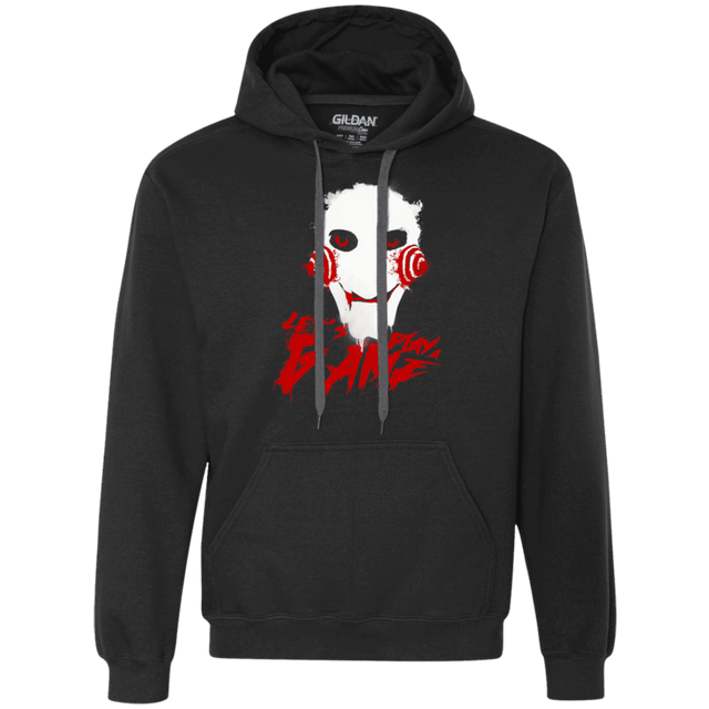 Sweatshirts Black / S Let's Play A Game Premium Fleece Hoodie