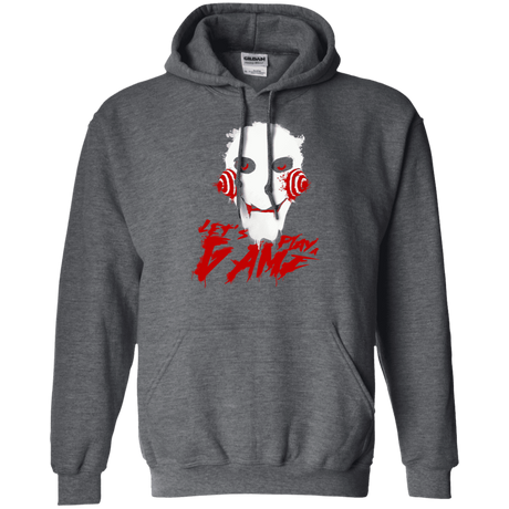 Sweatshirts Dark Heather / S Let's Play A Game Pullover Hoodie