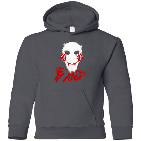 Sweatshirts Charcoal / YS Let's Play A Game Youth Hoodie