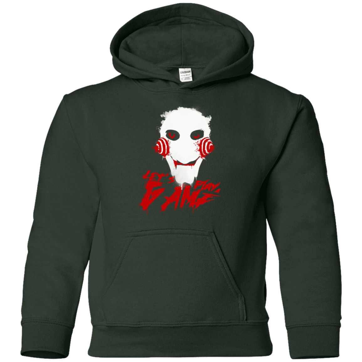 Sweatshirts Forest Green / YS Let's Play A Game Youth Hoodie