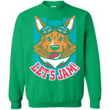 Sweatshirts Irish Green / Small Lets Jam (2) Crewneck Sweatshirt