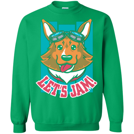 Sweatshirts Irish Green / Small Lets Jam (2) Crewneck Sweatshirt