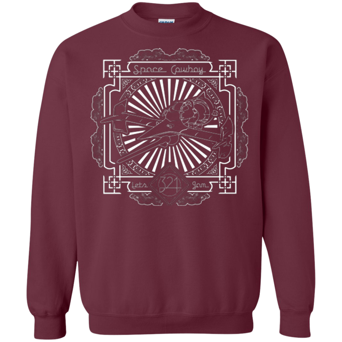 Sweatshirts Maroon / Small Lets Jam 2 Crewneck Sweatshirt