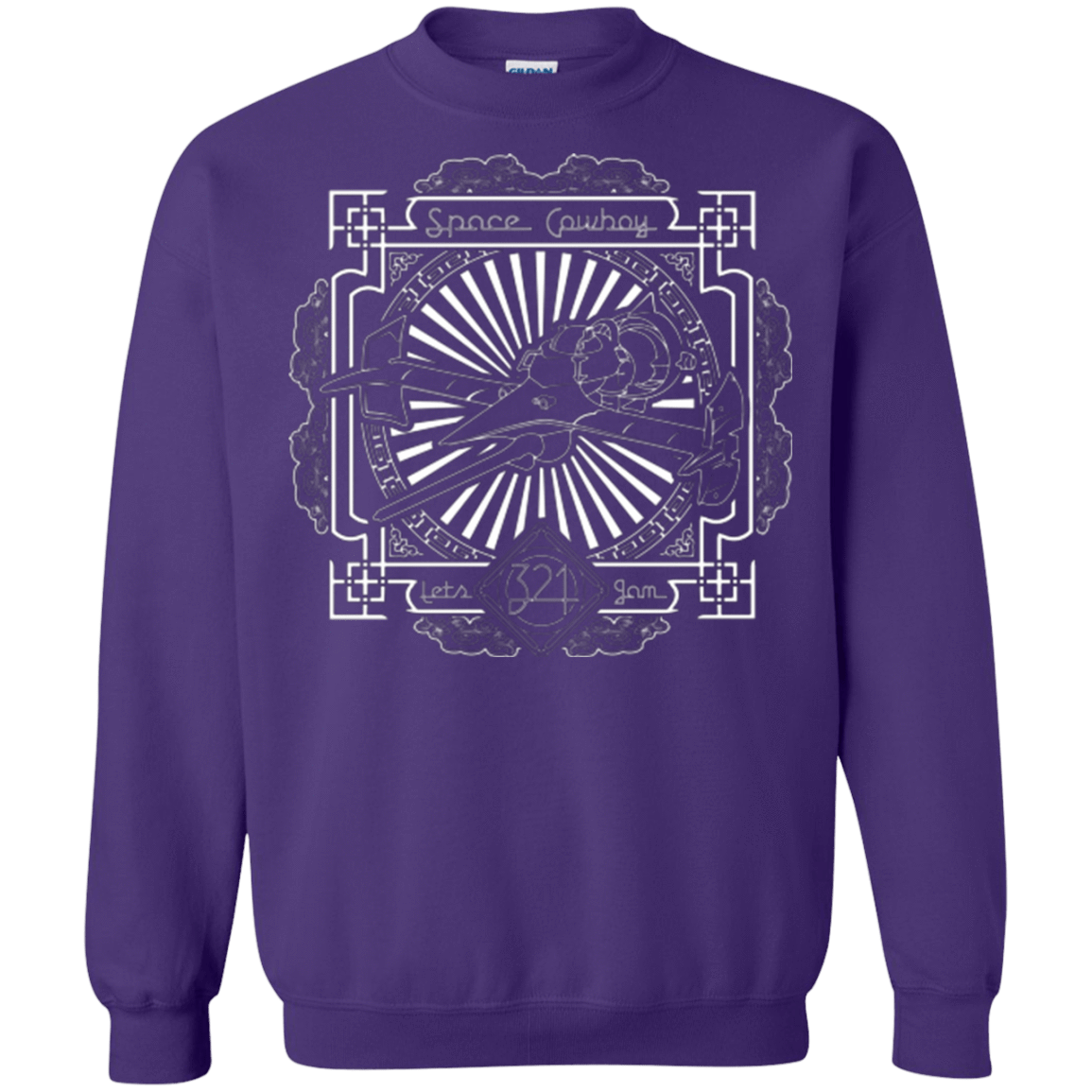 Sweatshirts Purple / Small Lets Jam 2 Crewneck Sweatshirt