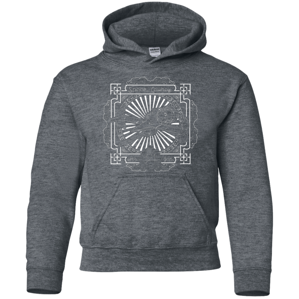 Sweatshirts Dark Heather / YS Lets Jam 2 Youth Hoodie