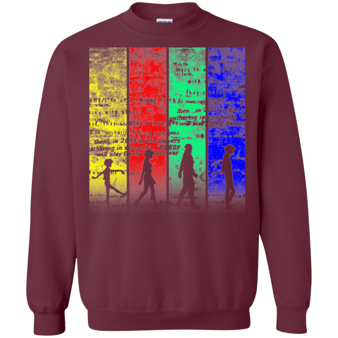 Sweatshirts Maroon / Small Lets jam Crewneck Sweatshirt