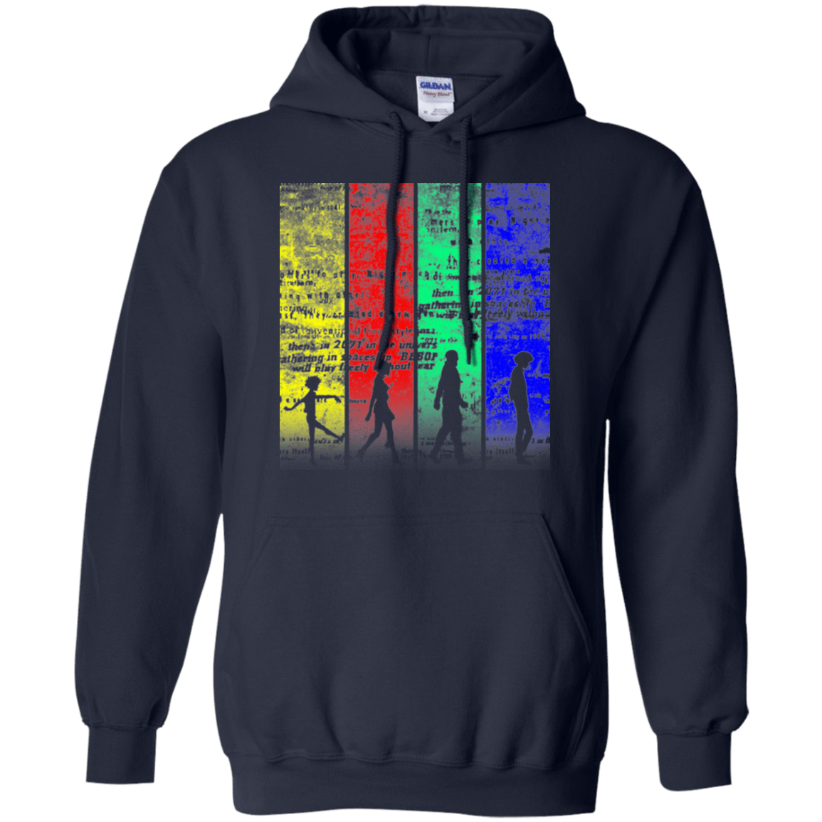 Sweatshirts Navy / Small Lets jam Pullover Hoodie