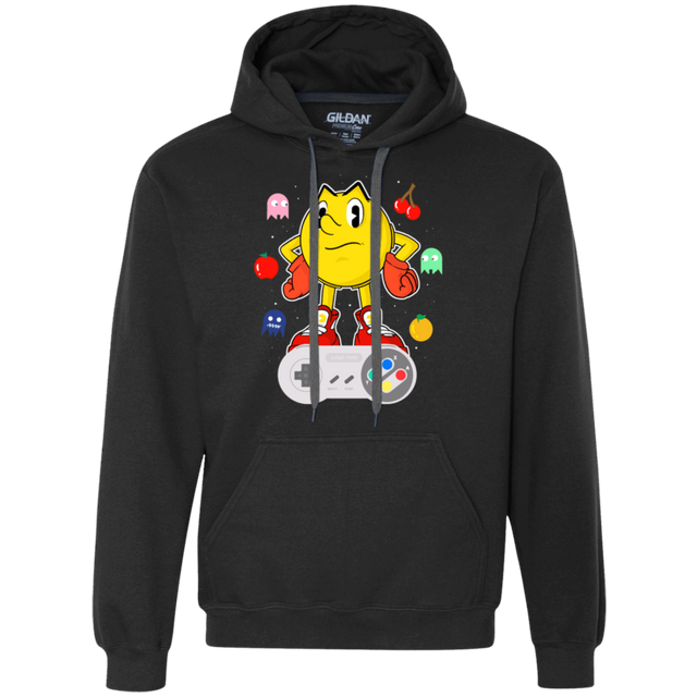 Sweatshirts Black / S Lever Pac-Man Premium Fleece Hoodie