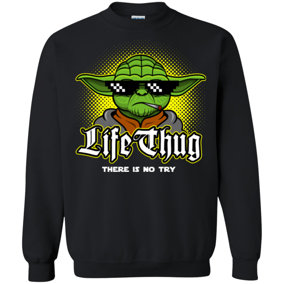 Sweatshirts Black / Small Life thug Crewneck Sweatshirt