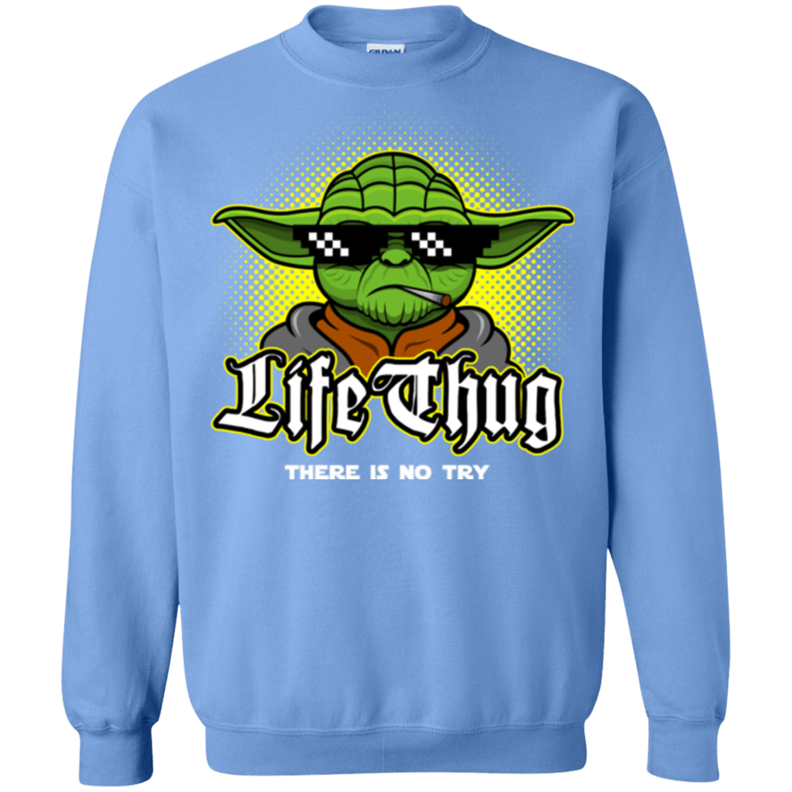 Sweatshirts Carolina Blue / Small Life thug Crewneck Sweatshirt