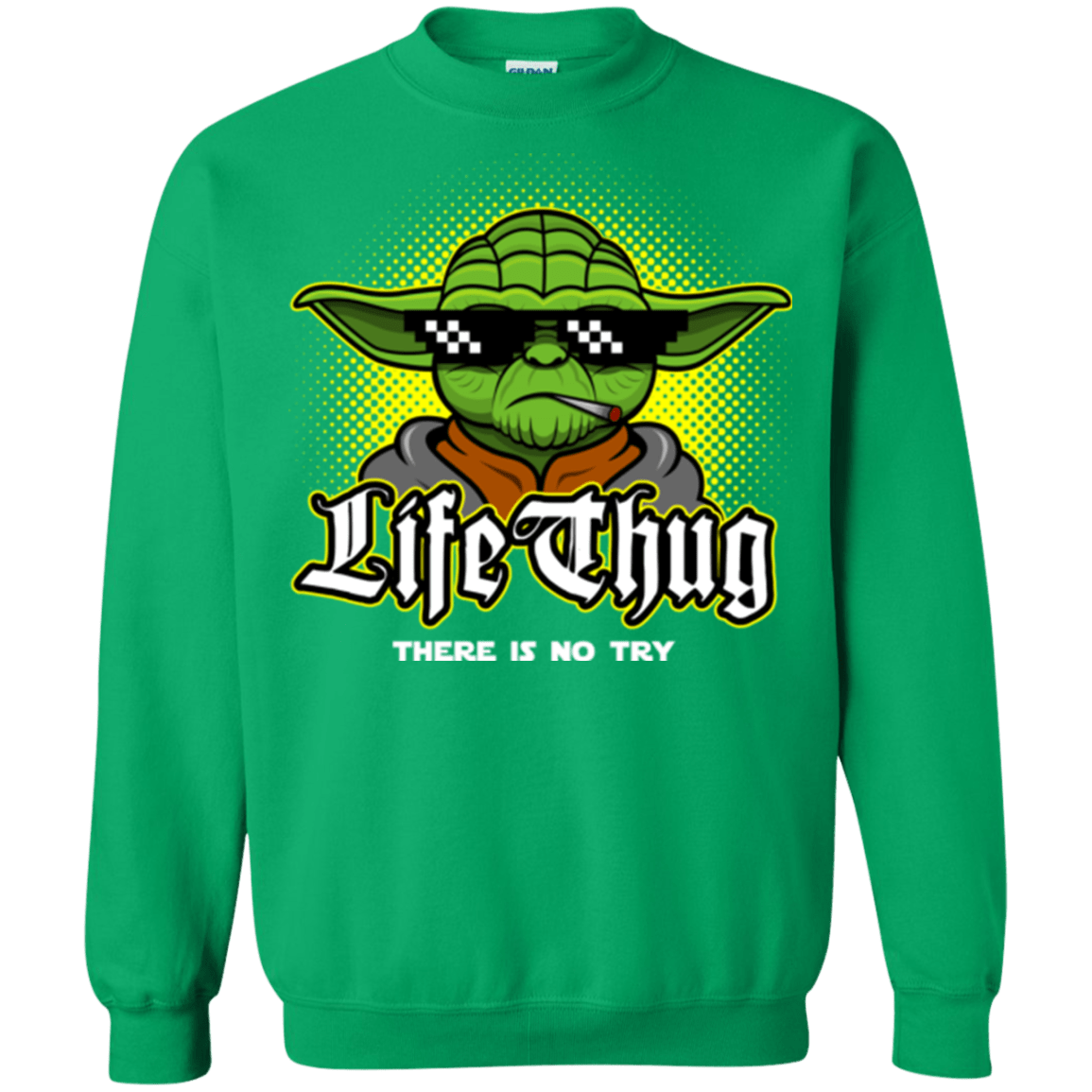 Sweatshirts Irish Green / Small Life thug Crewneck Sweatshirt