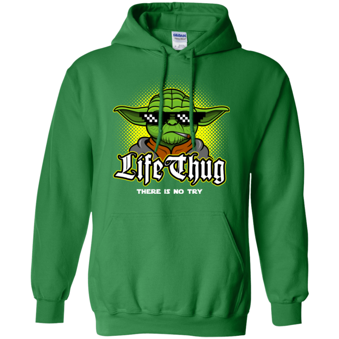 Sweatshirts Irish Green / Small Life thug Pullover Hoodie