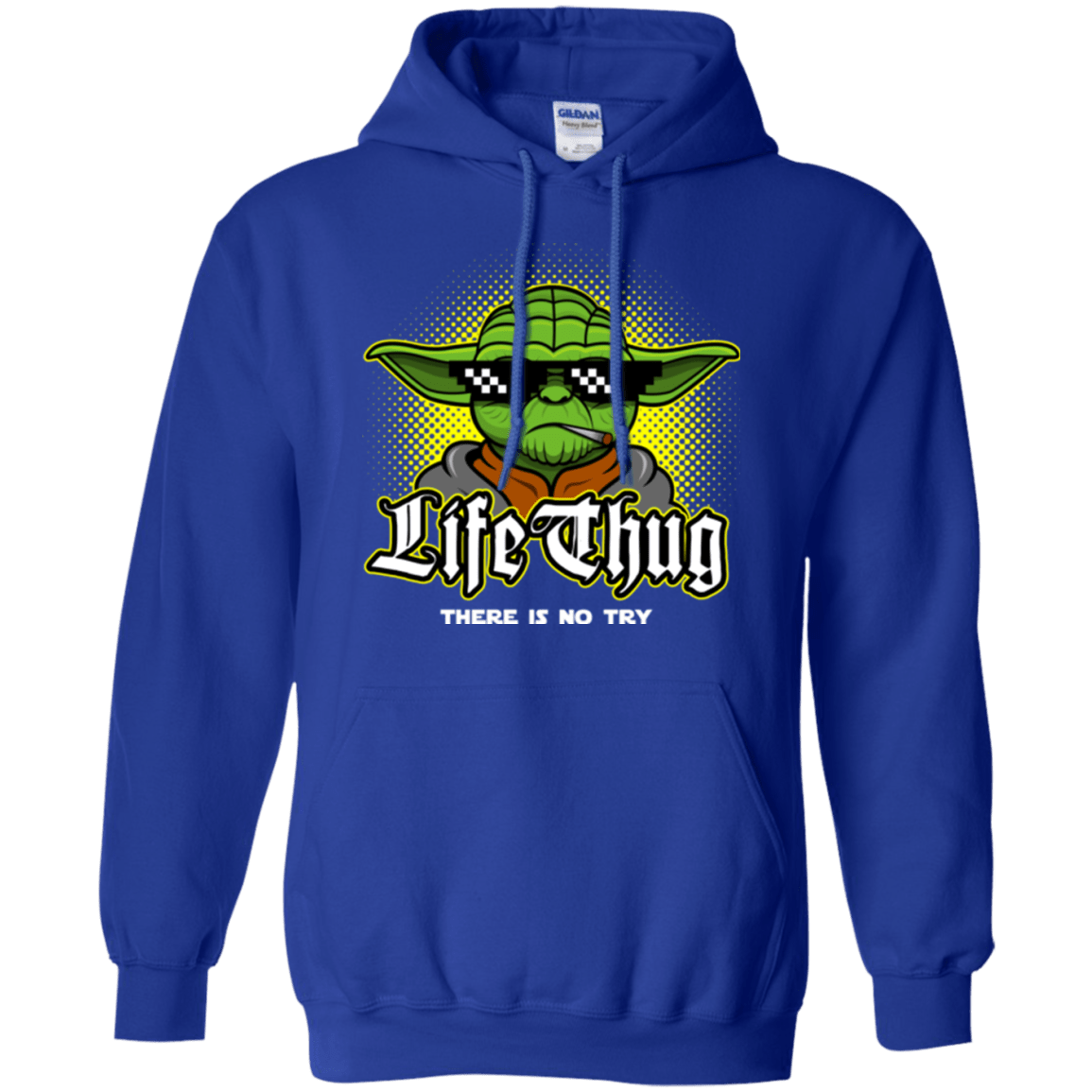 Sweatshirts Royal / Small Life thug Pullover Hoodie