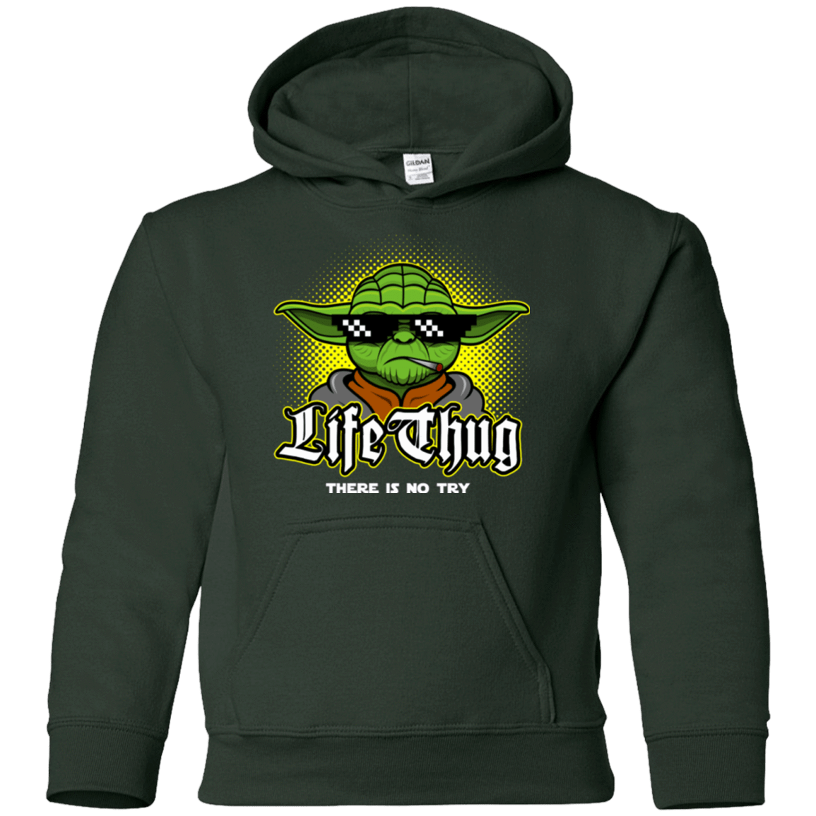 Sweatshirts Forest Green / YS Life thug Youth Hoodie