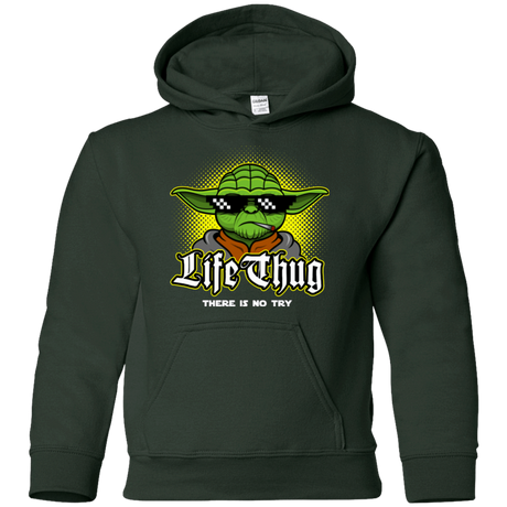 Sweatshirts Forest Green / YS Life thug Youth Hoodie