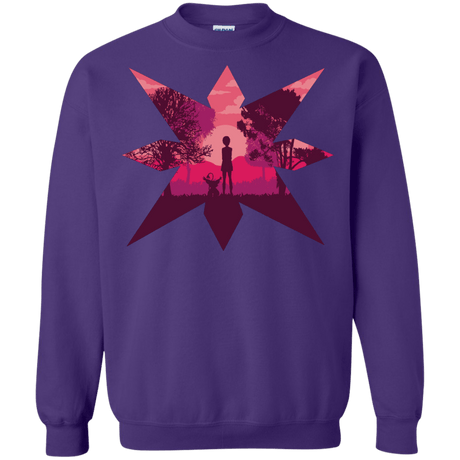 Sweatshirts Purple / S Light Crewneck Sweatshirt