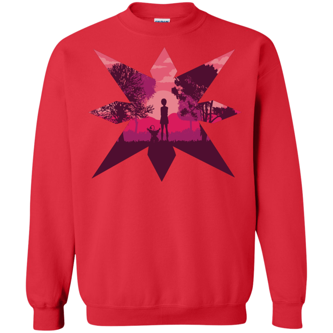 Sweatshirts Red / S Light Crewneck Sweatshirt