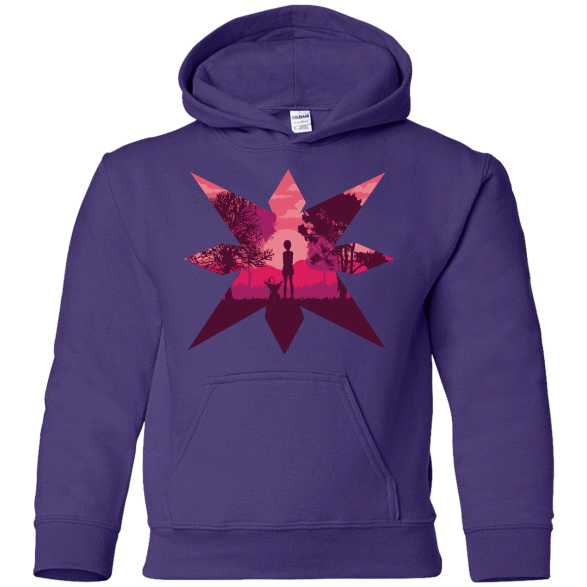 Sweatshirts Purple / YS Light Youth Hoodie