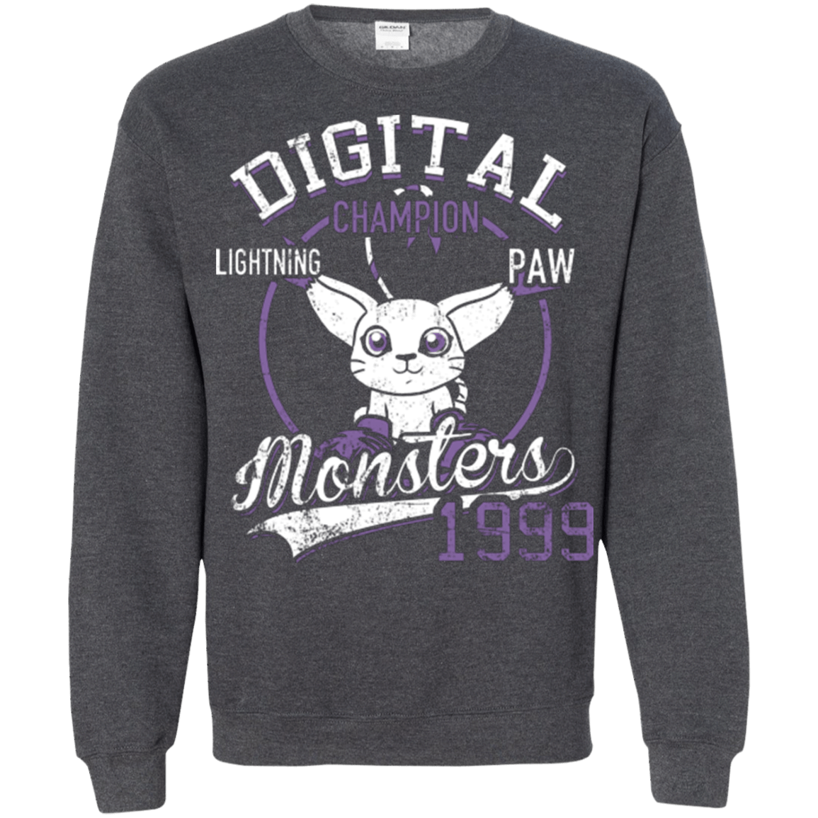 Sweatshirts Dark Heather / Small Lightning Paw Crewneck Sweatshirt