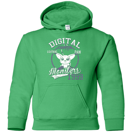 Sweatshirts Irish Green / YS Lightning Paw Youth Hoodie