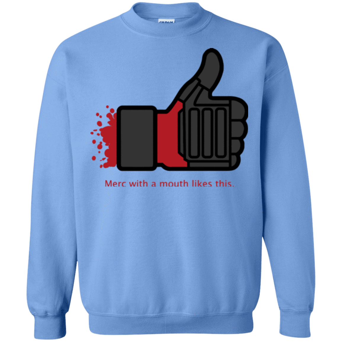 Sweatshirts Carolina Blue / Small Like Merc Crewneck Sweatshirt