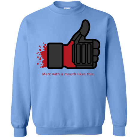 Sweatshirts Carolina Blue / Small Like Merc Crewneck Sweatshirt