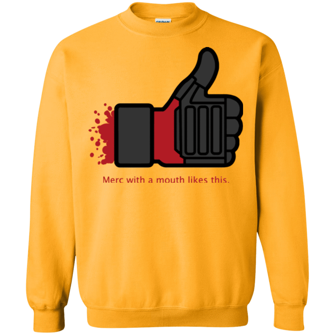 Sweatshirts Gold / Small Like Merc Crewneck Sweatshirt