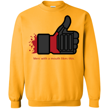 Sweatshirts Gold / Small Like Merc Crewneck Sweatshirt