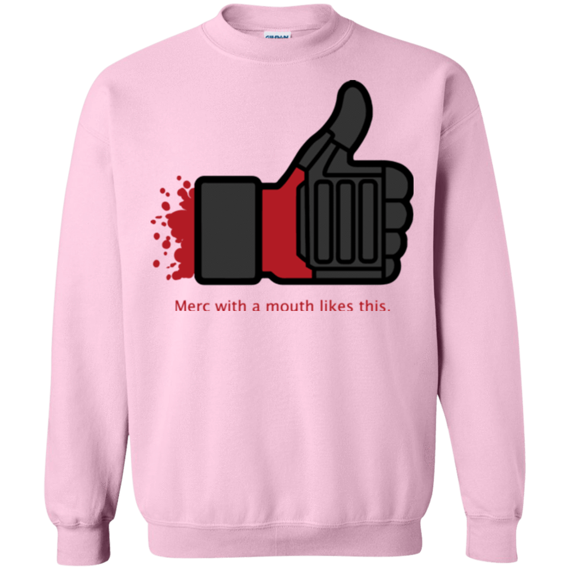 Sweatshirts Light Pink / Small Like Merc Crewneck Sweatshirt