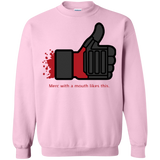 Sweatshirts Light Pink / Small Like Merc Crewneck Sweatshirt