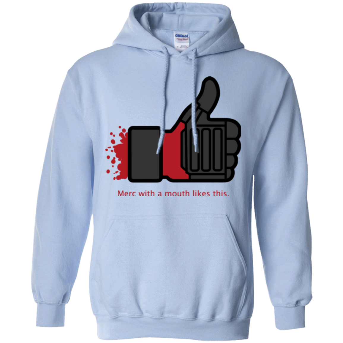 Sweatshirts Light Blue / Small Like Merc Pullover Hoodie