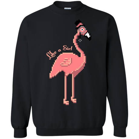 Sweatshirts Black / S LikeASir Flamingo Crewneck Sweatshirt