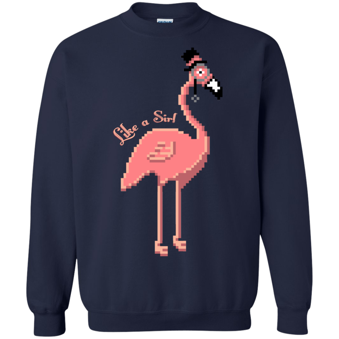 Sweatshirts Navy / S LikeASir Flamingo Crewneck Sweatshirt