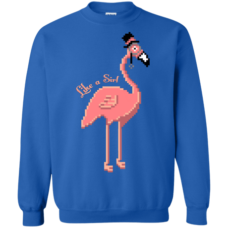 Sweatshirts Royal / S LikeASir Flamingo Crewneck Sweatshirt