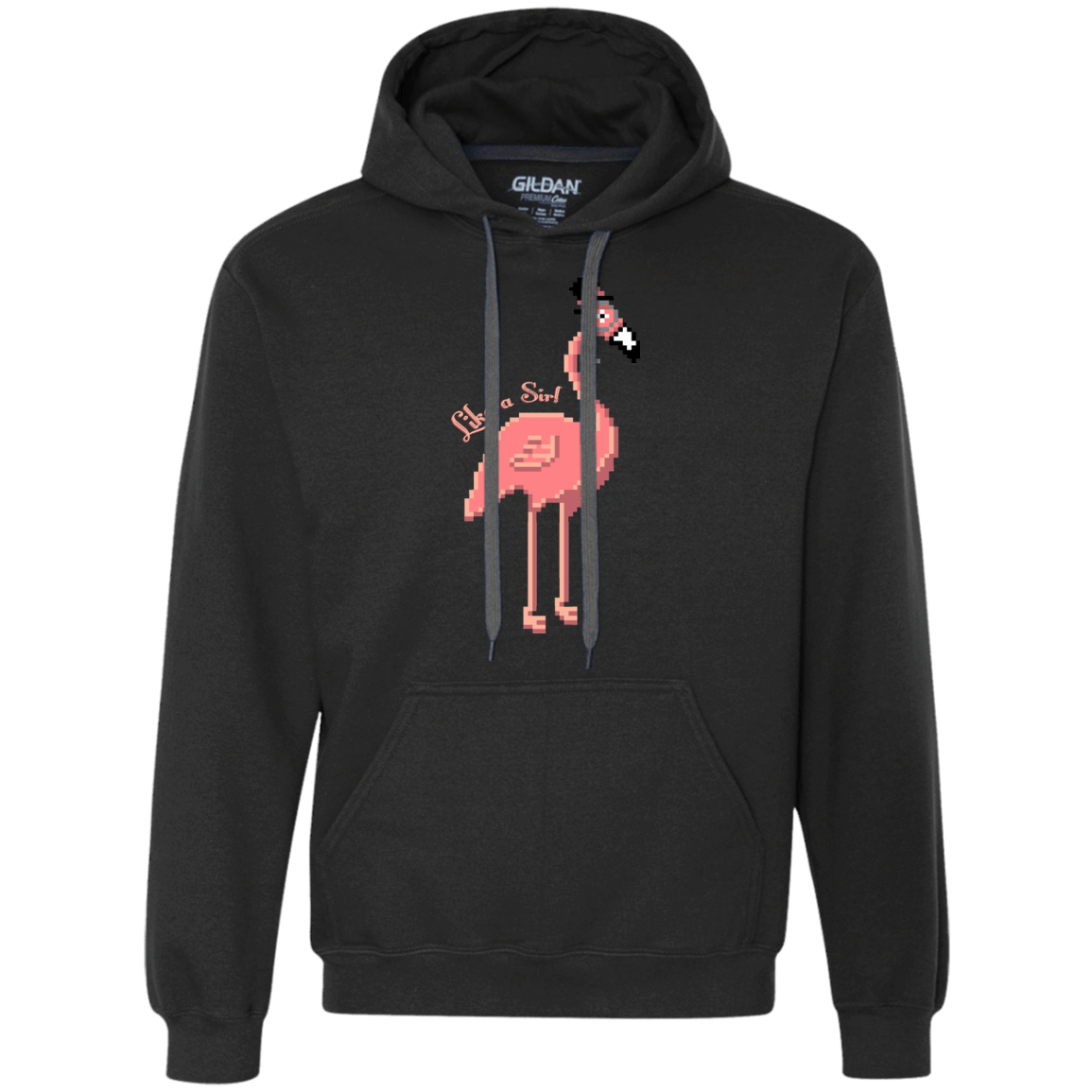 Sweatshirts Black / S LikeASir Flamingo Premium Fleece Hoodie