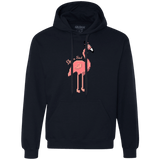 Sweatshirts Navy / S LikeASir Flamingo Premium Fleece Hoodie