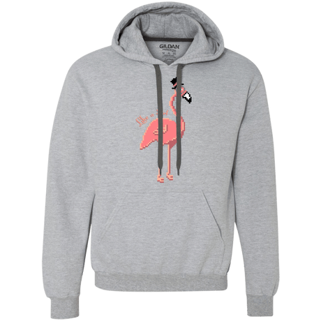 Sweatshirts Sport Grey / S LikeASir Flamingo Premium Fleece Hoodie