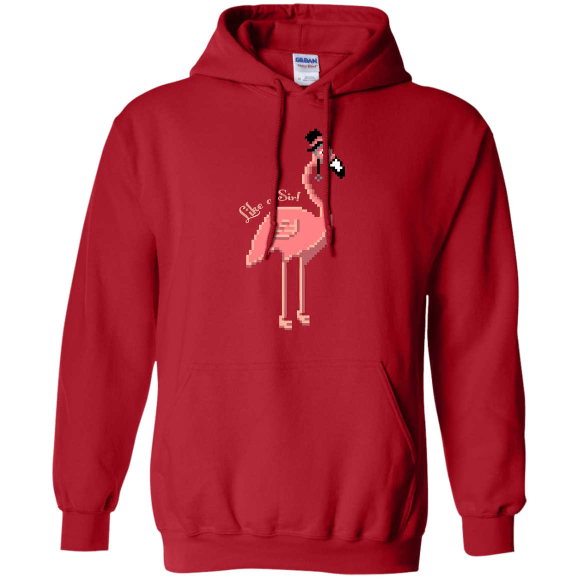 Sweatshirts Red / S LikeASir Flamingo Pullover Hoodie