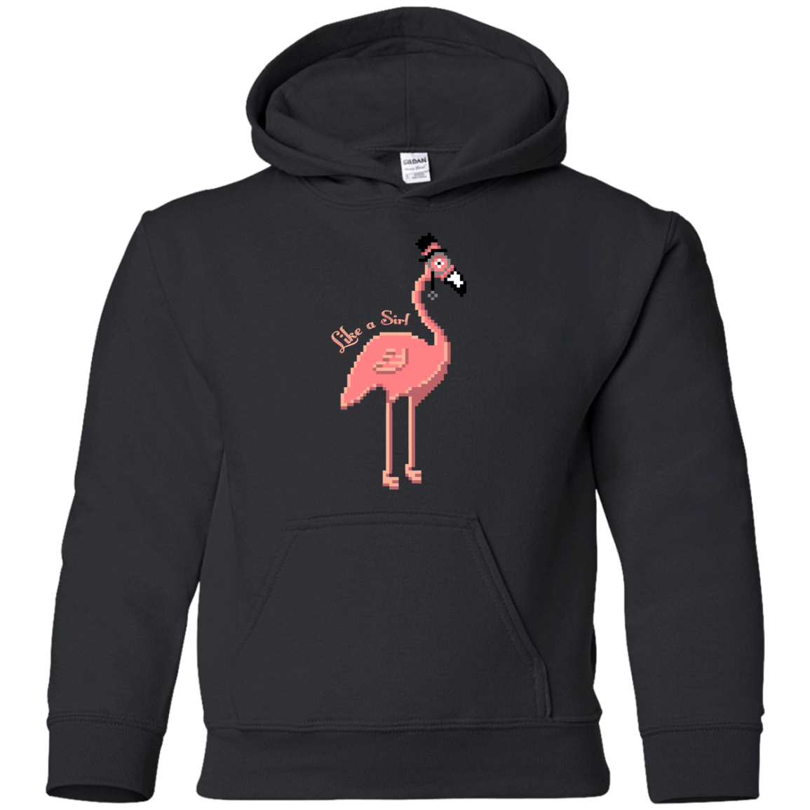 Sweatshirts Black / YS LikeASir Flamingo Youth Hoodie