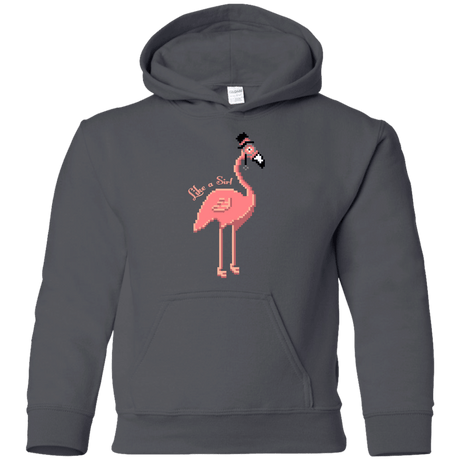 Sweatshirts Charcoal / YS LikeASir Flamingo Youth Hoodie