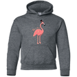Sweatshirts Dark Heather / YS LikeASir Flamingo Youth Hoodie