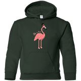 Sweatshirts Forest Green / YS LikeASir Flamingo Youth Hoodie