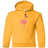 Sweatshirts Gold / YS LikeASir Flamingo Youth Hoodie