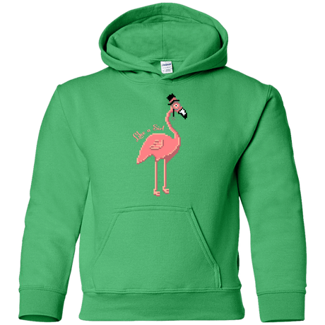 Sweatshirts Irish Green / YS LikeASir Flamingo Youth Hoodie