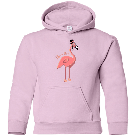 Sweatshirts Light Pink / YS LikeASir Flamingo Youth Hoodie