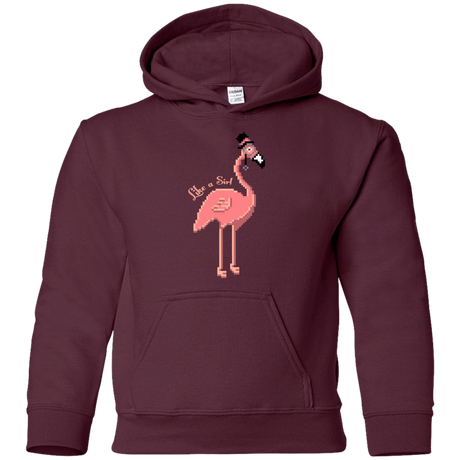 Sweatshirts Maroon / YS LikeASir Flamingo Youth Hoodie