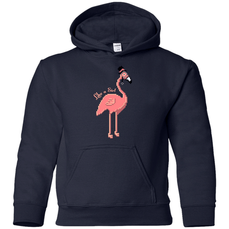 Sweatshirts Navy / YS LikeASir Flamingo Youth Hoodie